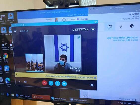 יעקוב יוסובוב, שהואשם בהמתה בקלות דעת של בנו, בדיון בביהמ"ש, לפני כחודשיים // צילום: דודו גרינשפן