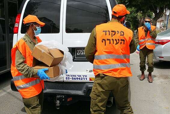 חיילי פיקוד העורף בפעולה // צילום: קוקו