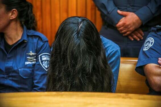 כרמל מעודה בביהמ"ש // צילום.ך אורן בן חקון