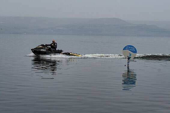 מפלס הכנרת שומר על יציבות // צילום: אייל מרגולין - ג׳יני