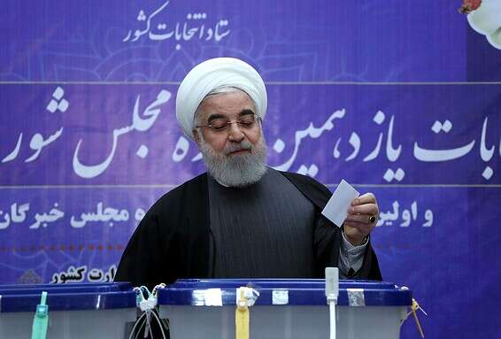 נשיא איראן, חסן רוחאני // צילום: איי.אף.פי
