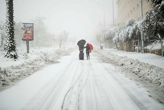 הבירה המושלגת // צילום ארכיון: דודי ועקנין