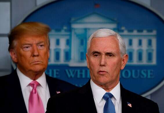 סגן הנשיא פנס אחראי לטיפול בקורונה בארה"ב // צילום: אי.אף.פי