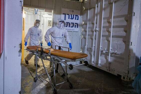 "ישראל עוברת את ארה"ב במספר המתים ליום מקורונה ביחס לגודל האוכלוסייה" // צילום: אורן בן חקון