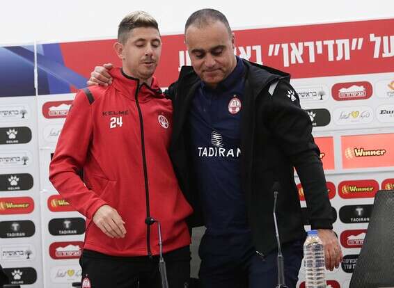 רחמים עם מליקסון. "עובד איתו ועם ברדה יד ביד" // צילום: דני מרון