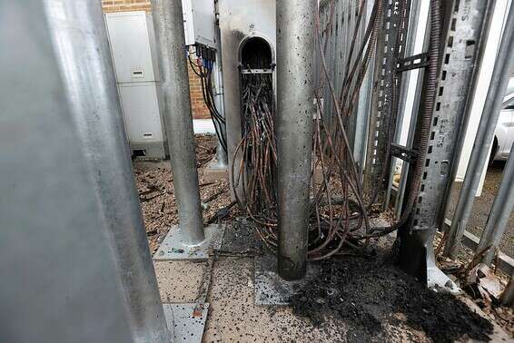 וכך נראה הנזק // צילום: רויטרס