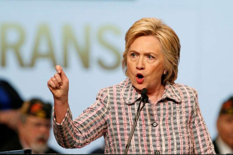 הילארי קלינטון, אתמול באירוע בצפון קרוליינה צילום: רויטרס