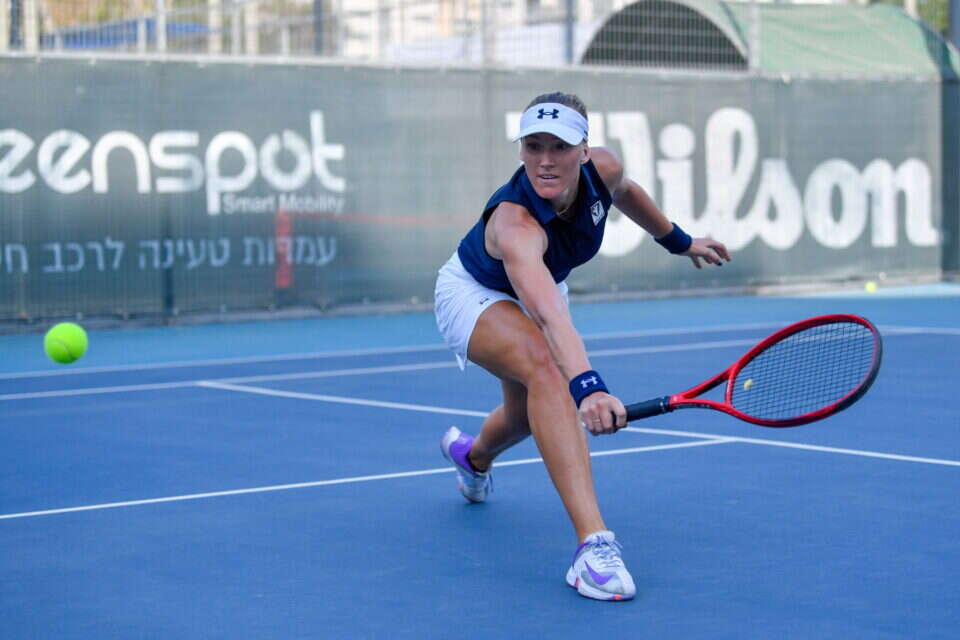 Lina Glushko advanced to the final of Future Kiryat Motzkin Israel