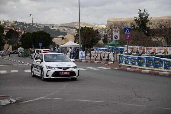 המשטרה נערכת ליום הבחירות // צילום: דוברות המשטרה