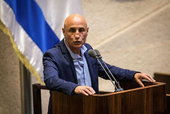 ח"כ שלח. ייפרד מלפיד? // צילום: אורן בן חקון