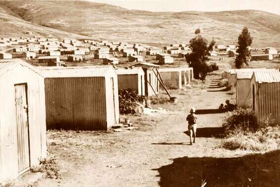 קריית שמונה, 1955 // באדיבות המוזיאון לתולדות קריית שמונה