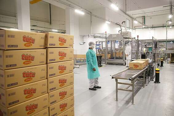 מפעל במבה בקרית גת // צילום: לירון מולדובן