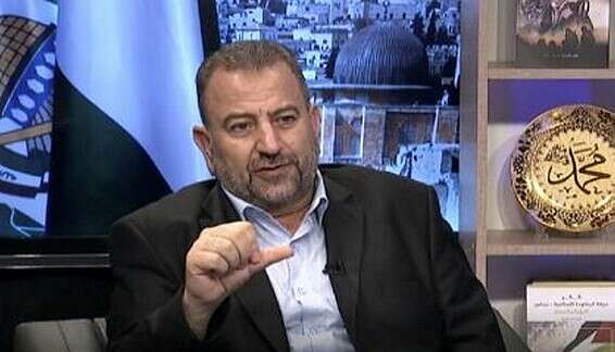 בכיר חמאס סלאח עארורי שהשתתף בשיחות הפיוס עם פת"ח