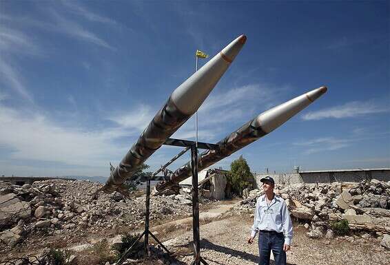 הטילים של חיזבאללה // צילום: איי.פי.