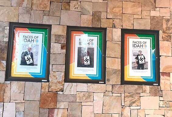 מודעות אנטישמיות בארה"ב // צילום: איי.פי