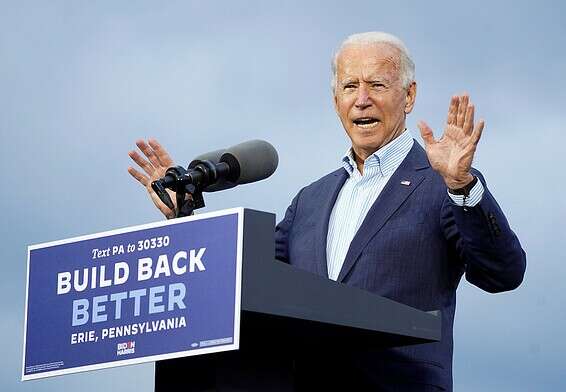 הפסדת קול. ביידן // צילום: REUTERS