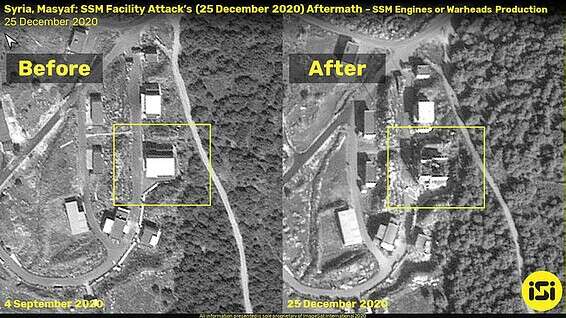 מתחם לייצור מנועים או ראשי נפץ // צילום: (ImageSat International (ISI