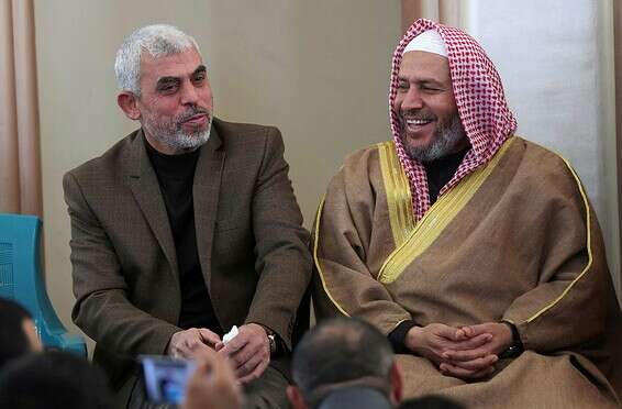 חמאס ממשיך בהתעצמות צבאית. סינוואר // צילום: אי.אף.פי