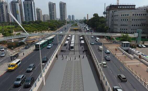 תחנת ביילינסון בפתח תקווה // הדמיה: נת"ע