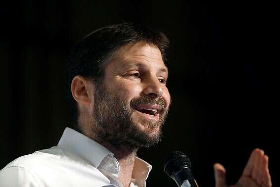 סמוטריץ'. "לא בפופוליזם, באחריות". // צילום: גדעון מרקוביץ'