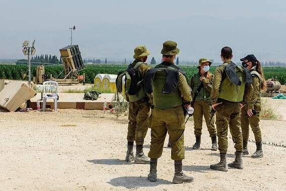 סוללת כיפת ברזל הוצבה בעמק החולה // צילום: אייל מרגולין - ג'יני