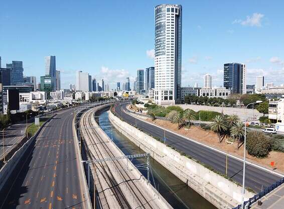 כבישים ריקים בפסח // צילום: דני מרון