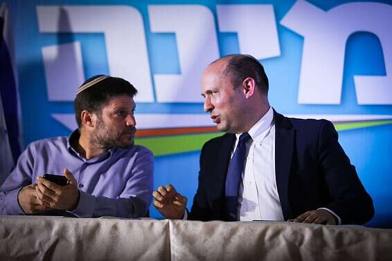 בנט וסמוטריץ'. ראש בראש? // צילום ארכיון: אורן בן חקון