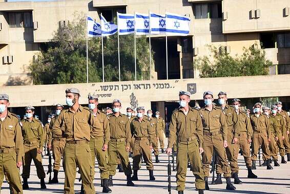 קורס קצינים בזמן קורונה // צילום: דודו גרינשפן