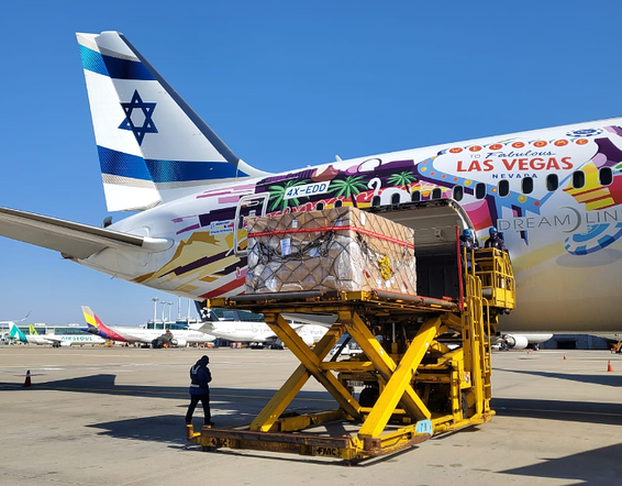 המשלוח מדרום קוריאה // צילום: באדיבות משרד הביטחון