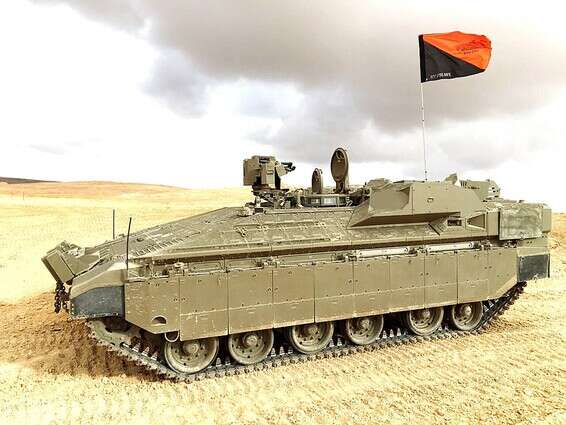 נגמ"ש מסוג נמר"ה // צילום: מנט"ק, משרד הביטחון