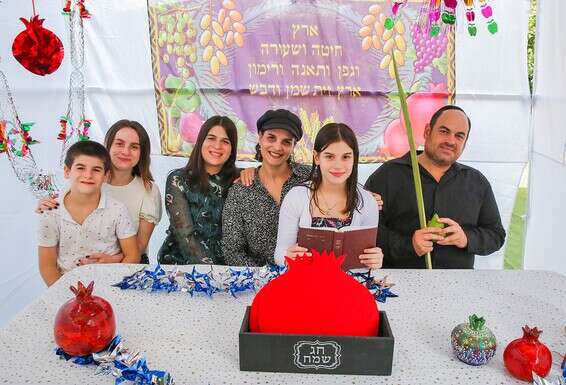 משפחת גלנץ // צילום: יהושע יוסף