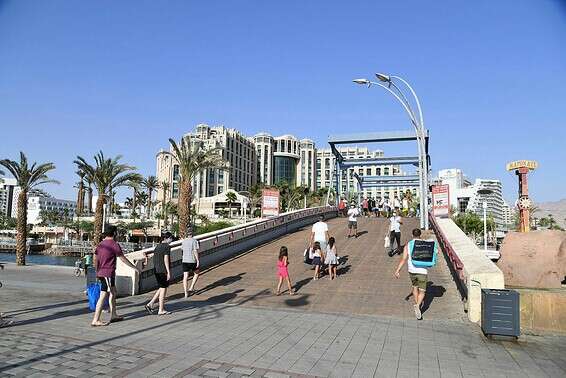 הטיילת באילת, בחודש שעבר // צילום ארכיון: יהודה בן יתח