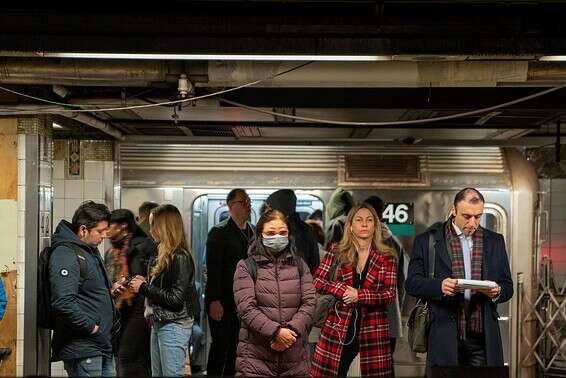 תחנת הרכבת בניו יורק בה עבר חולה הקורונה // צילום: איי.אף.פי