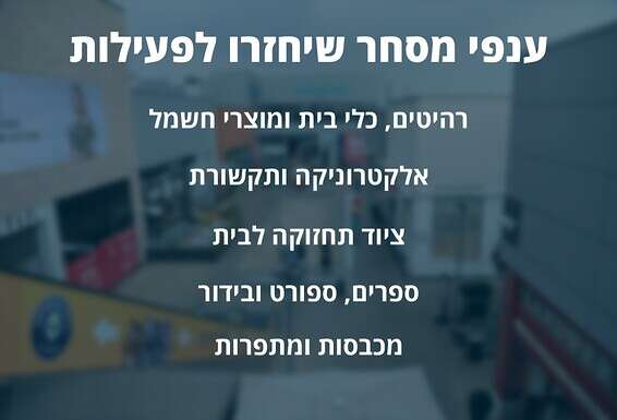 ענפי המסחר // צילום: גדעון מרקוביץ'