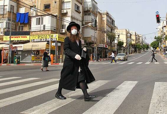 "עשו הכללה על כל החרדים". בני ברק בזמן הסגר צילום: קוקו