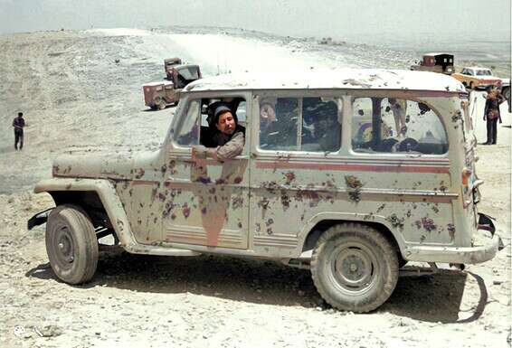 ג'יפ וויליס אזרחי שגויס לשירות צבאי