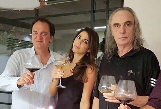 עם בתו, דניאלה, וקוונטין טרנטינו