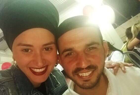 אבישג עם בעלה הנוכחי, אלירן. "הוא הבין אותי"