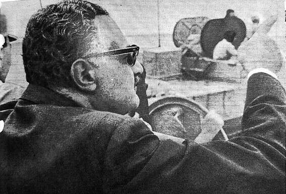 נאצר בחזית בקיץ 1970. פוליטית ורגשית, ליבו נשבר