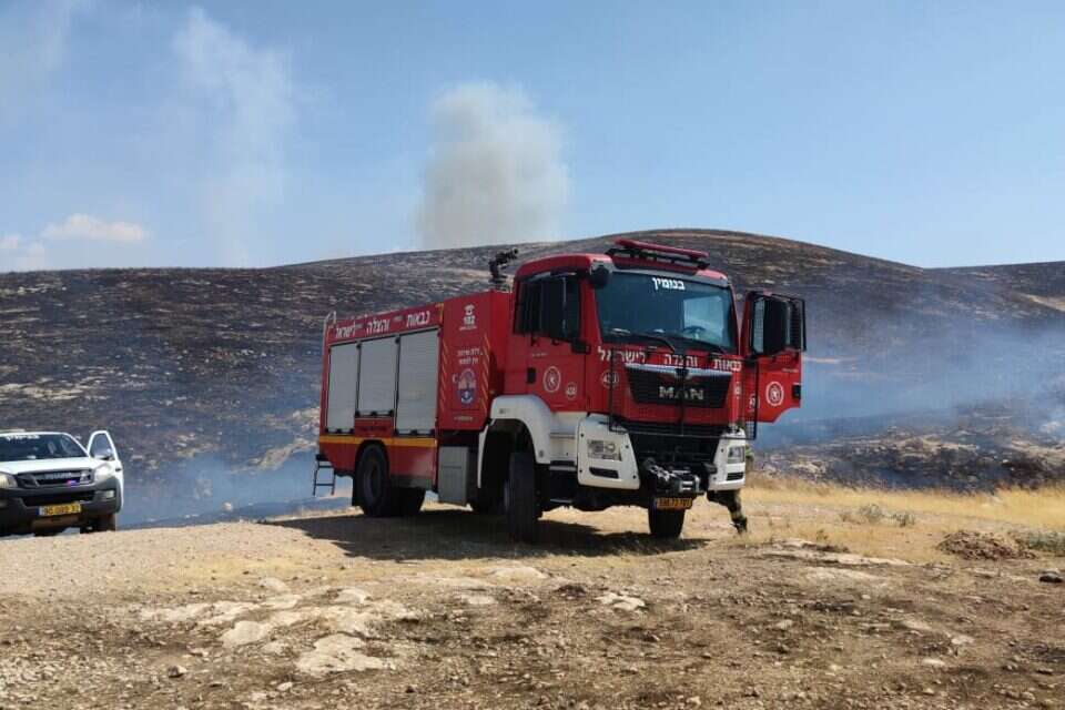 Fire in Mitzpe Hagit: 