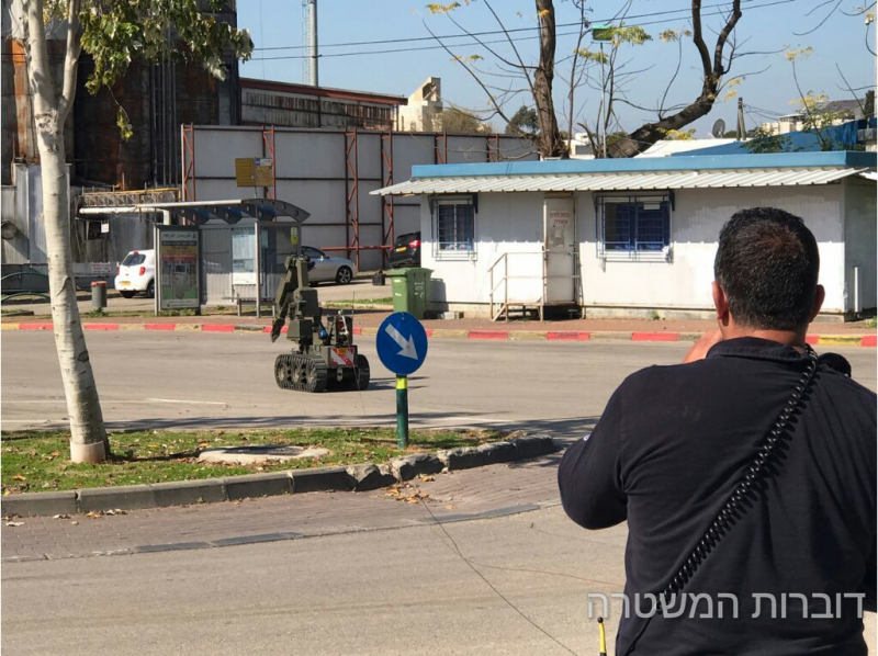 מעצרו של בן דוד "על חם" הבוקר // צילום: משטרת ישראל