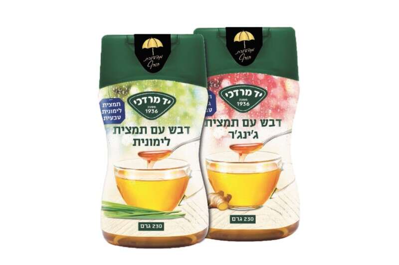 דבש בטעמים בבקבוק לחיץ  - יד מרדכי