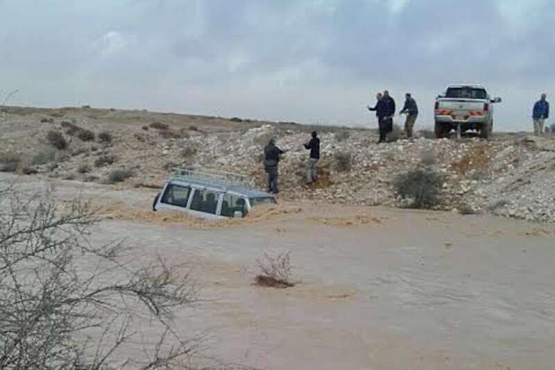 עם הזרם. שיטפון בגן לאומי עין עבדת, מפל נחל צין // צילום: דודו גרינשפן