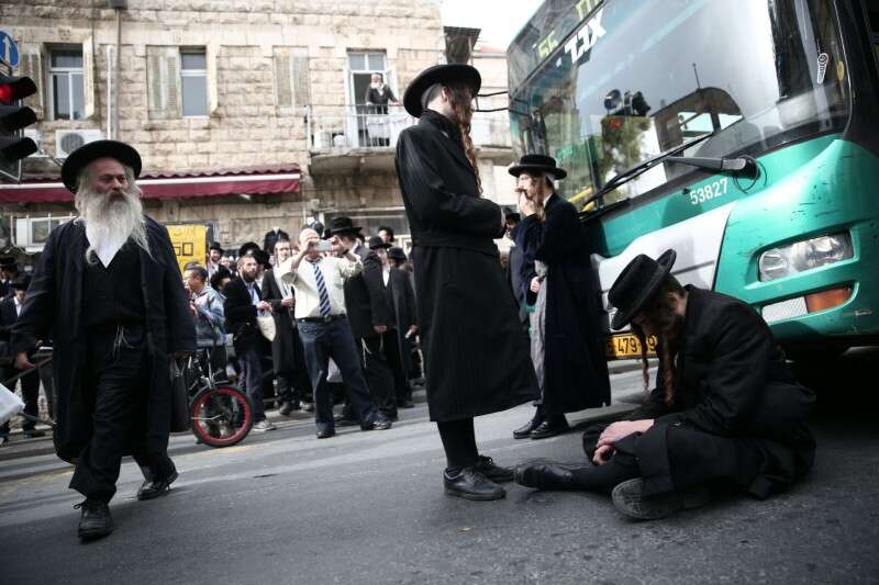 הפגנות חרדים // צילום: נועם ריבקין פנטון