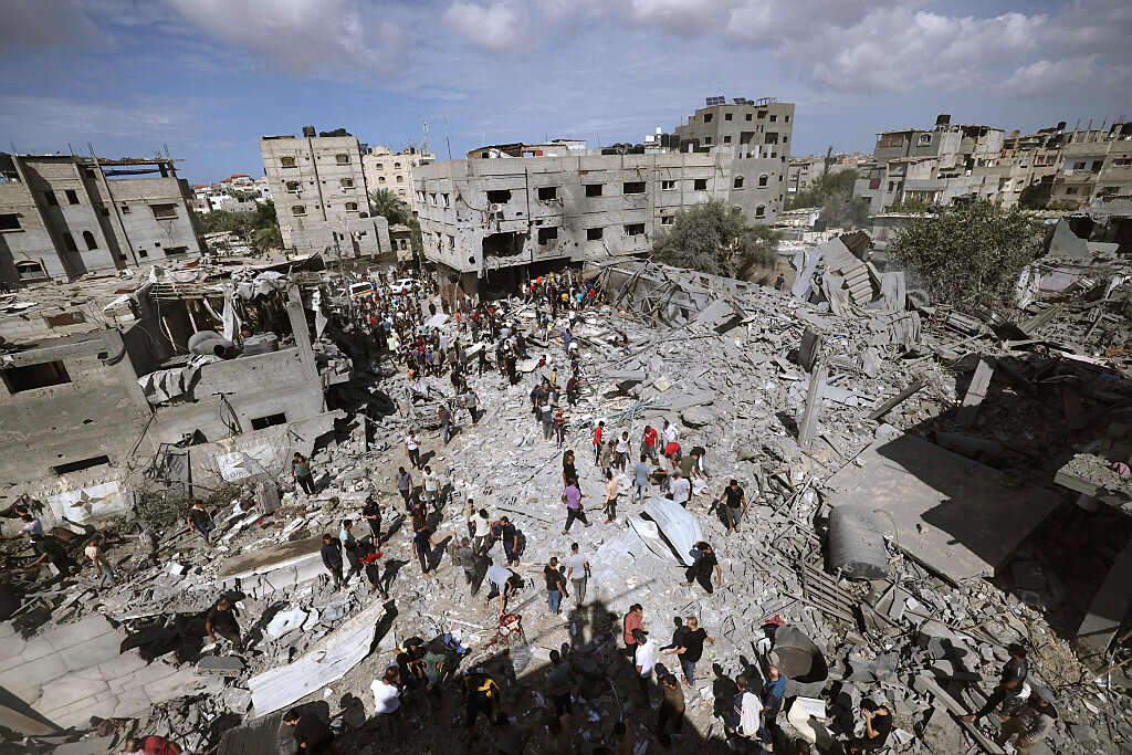 Destruction dans la bande de Gaza, AFP