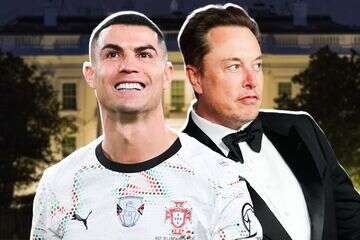 רונאלדו ומאסק בשולחן אחד בבית הלבן (תמונות)